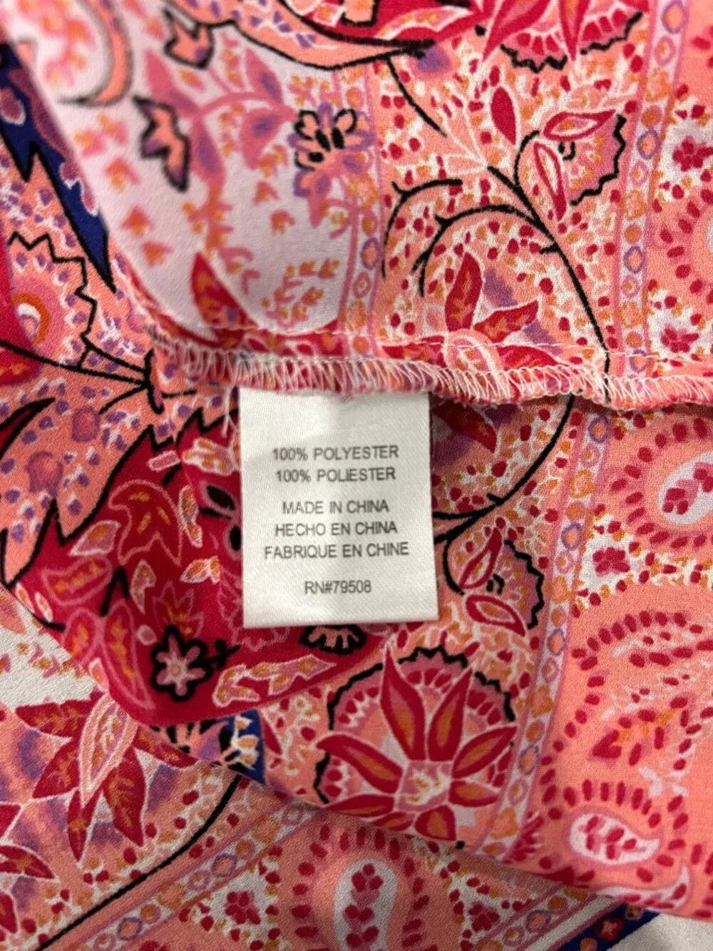 Violet & Claire Large Sleeveless Paisley Print Boho Dress Festival Party Summer